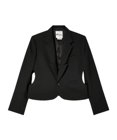 Comme Des Garçons Exaggerated-waist Jacket