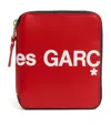 Comme Des Garçons Extra Large Logo Zipped Wallet