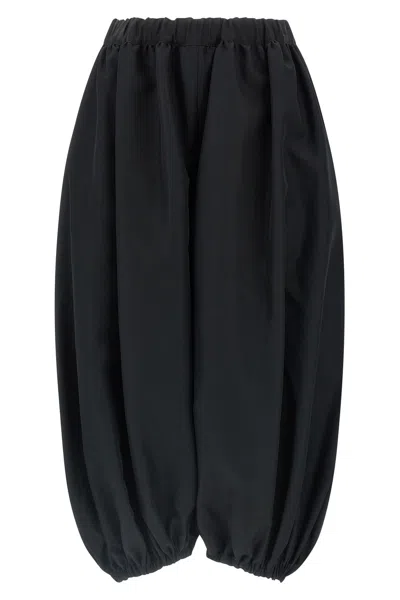 Comme Des Garçons Relaxed Fit Balloon Style Trousers In Black