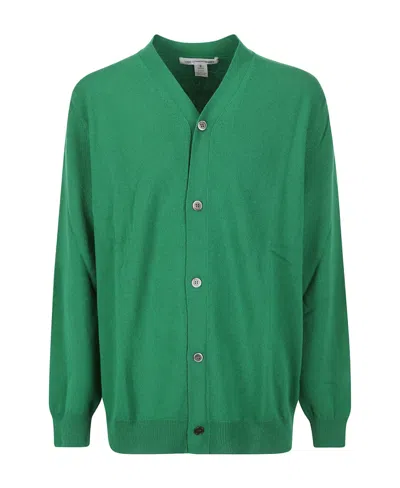 COMME DES GARÇONS COMME DES GARÇONS SHIRT V-NECK KNITTED CARDIGAN