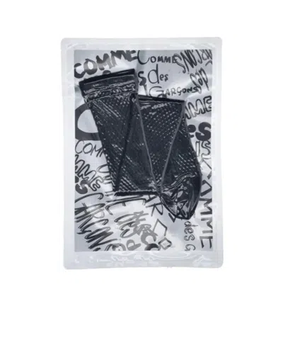 Comme Des Garçons Fishnet Knit Socks In White