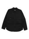 Comme Des Garçons Flap-pocket Jacket In Black