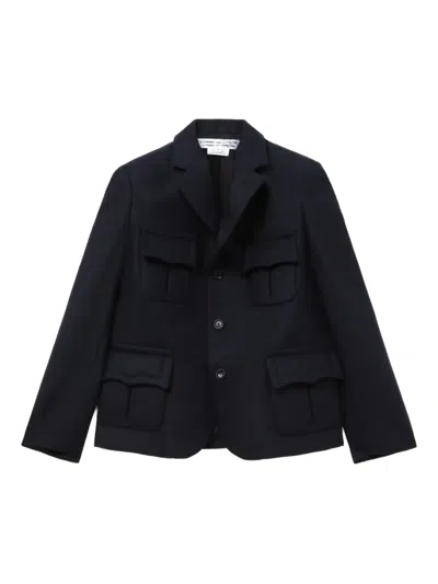 Comme Des Garçons Flap-pocket Jacket In Multi