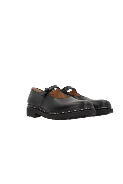 Comme Des Garçons Flat Shoes In Black