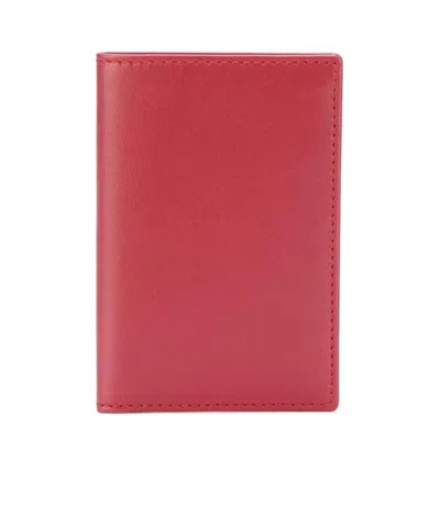 Comme Des Garçons Flat Wallet In Red