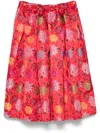 Comme Des Garçons Flared Midi Skirt - Red In Red