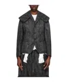 COMME DES GARÇONS FLORAL PATTERN CASUAL JACKET