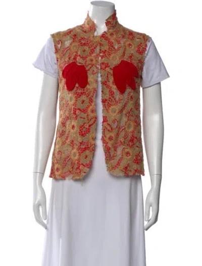 Pre-owned Comme Des Garçons Floral Print Sweater In Multi