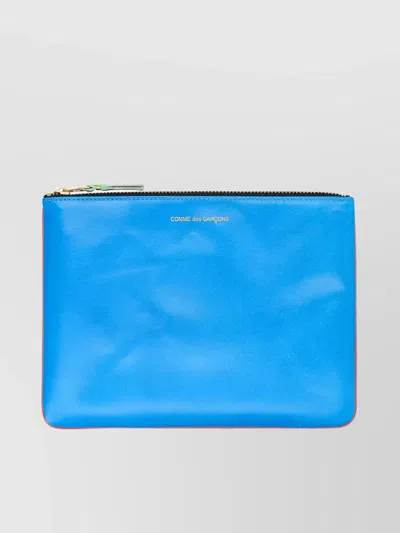 Comme Des Garçons Fluo Leather Compact Cardholder Pouch