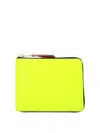 Comme Des Garçons Zip-around Wallet In Yellow