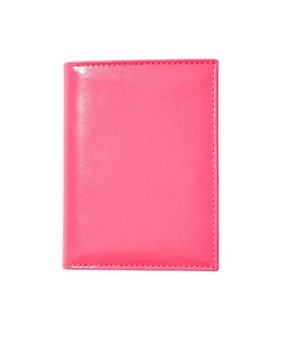 Comme Des Garçons Folding Wallet In Pink