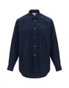 Comme Des Garçons Forever Blue Poplin Shirt In Blue