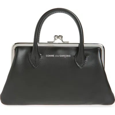 Comme Des Garçons Frame Top Handle Bag In Black