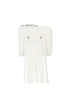Comme Des Garçons Portemonnaie Mit Fransen In Weiss