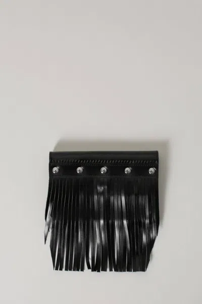 Comme Des Garçons Fringe Wallet Black Small