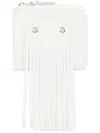 Comme Des Garçons Fringed Cardholder In White