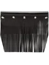 Comme Des Garçons Fringed Wallet In Black