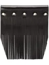 Comme Des Garçons Fringed Wallet In Black