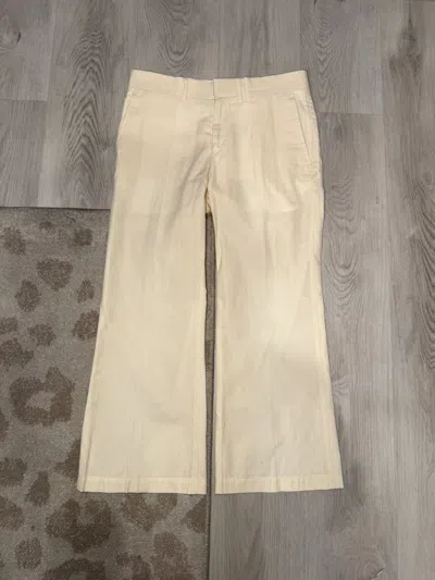 Pre-owned Comme Des Garçons F/w 2006 Flared Tao Dress Pants!! In Sand