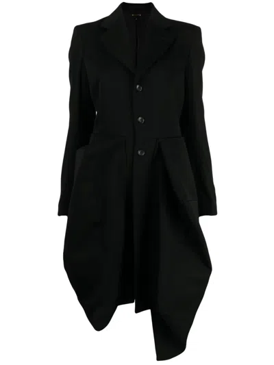 Comme Des Garçons Faux-fur A-line Skirt In Black