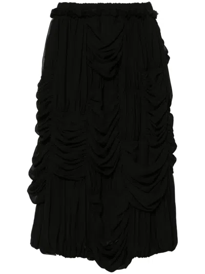 COMME DES GARÇONS COMME DES GARÇONS GATHERED SKIRT