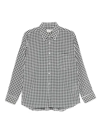 Comme Des Garçons Gingham-check Shirt In Multi