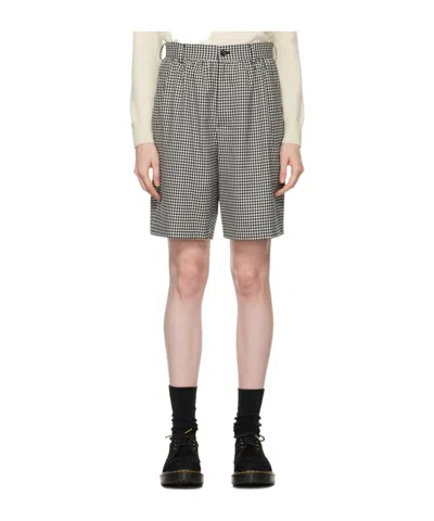 Comme Des Garçons Gingham Check Shorts In Multi