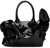 Comme Des Garcons Girl Black Bow Bag In Black
