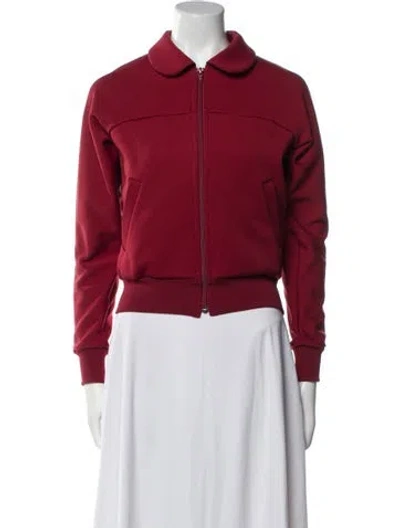 Pre-owned Comme Des Garçons Girl Bomber Jacket In Red