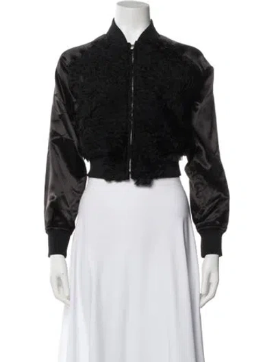 Pre-owned Comme Des Garçons Girl Bomber Jacket W/ Tags In Black