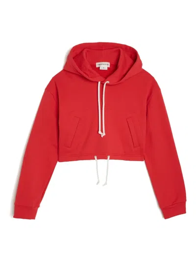 Comme Des Garcons Girl Cotton Cropped Hoodie