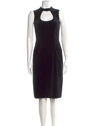 Pre-owned Comme Des Garçons Girl Crew Neck Knee-length Dress In Black