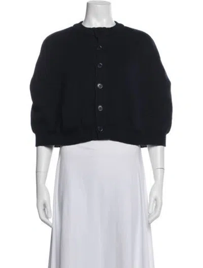 Pre-owned Comme Des Garçons Girl Crew Neck Sweater In Blue