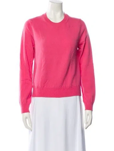 Pre-owned Comme Des Garçons Girl Crew Neck Sweater In Pink