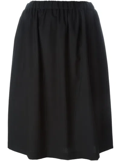 Comme Des Garcons Girl Elasticated Waist Skirt In Black