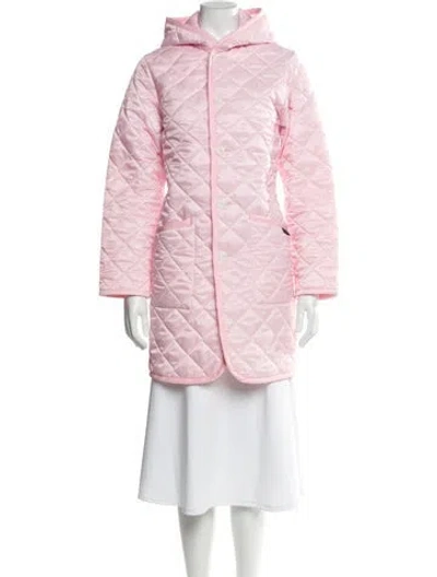 Pre-owned Comme Des Garçons Girl Faux Fur Jacket In Pink