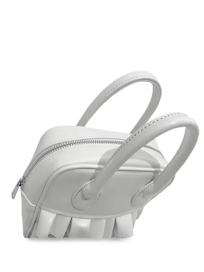 Comme Des Garcons Girl Frill-trimmed Tote Bag In White