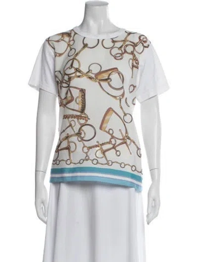 Pre-owned Comme Des Garçons Girl Graphic Print Crew Neck T-shirt In Multi