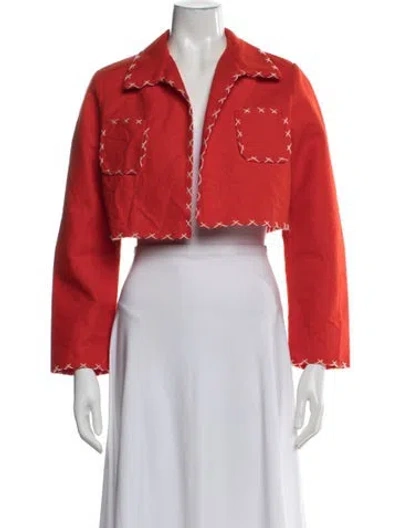 Pre-owned Comme Des Garçons Girl Jacket In Red