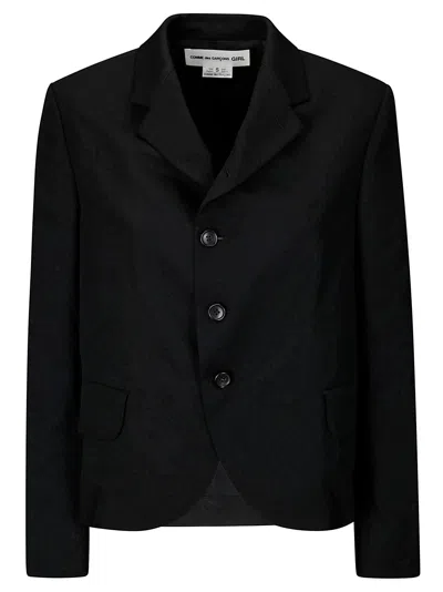 Comme Des Garcons Girl Sailor-collar Single-breasted Blazer In Blue