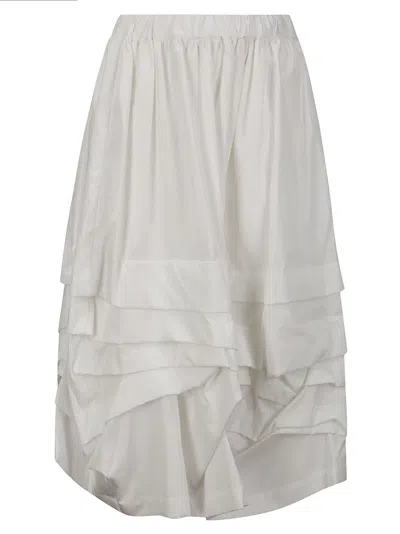 Comme Des Garcons Girl Ladies Skirt In White