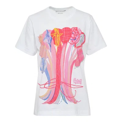 Comme Des Garcons Girl Mao Yoshino Artwork Printed T-shirt