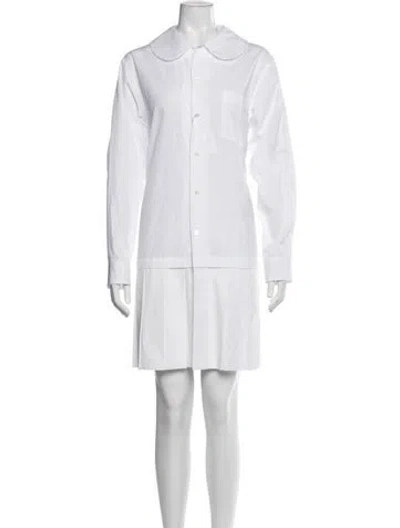 Pre-owned Comme Des Garçons Girl Mini Dress W/ Tags In White