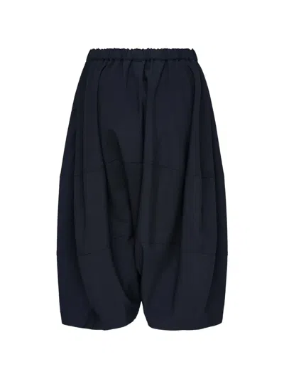 Comme Des Garcons Girl Panelled Wide-leg Trousers In Blue