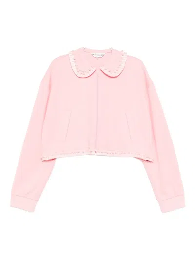 Comme Des Garcons Girl Pom-pom Jacket In Pink