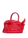 Comme Des Garcons Girl Ribbon Deco Tote Bag In Red