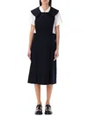 COMME DES GARCONS GIRL SAILOR STYLE MIDI DRESS