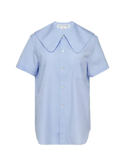 Comme Des Garcons Girl Short-sleeve Shirt In Blue