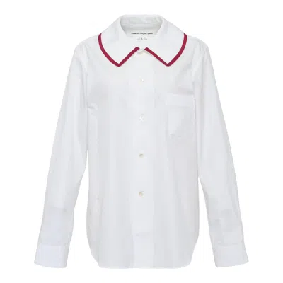 Comme Des Garcons Girl Square Collar Blouse In Black