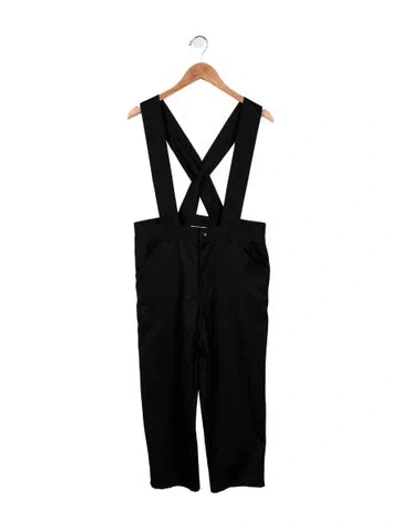 Pre-owned Comme Des Garçons Girl Straight Leg Pants In Black